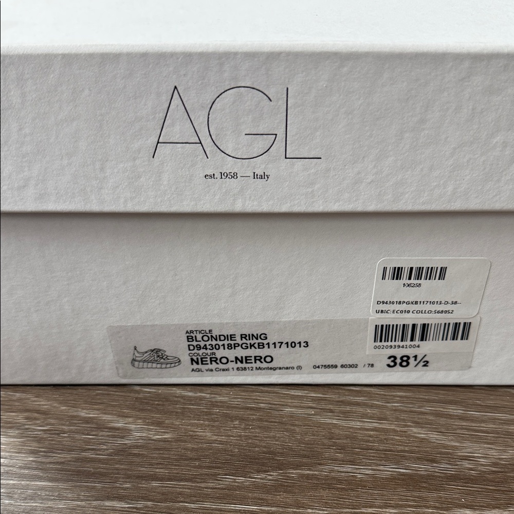 AGL Black Blondie Ring Sneakers - Picture 2 of 9